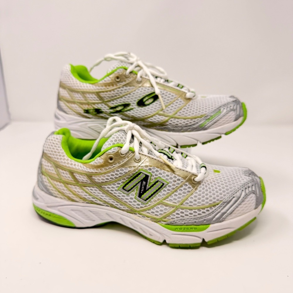🇺🇸USA New Balance 826 White Lime Green Silver Y2K Running Shoes Women's 7.5 - Picture 16 of 16